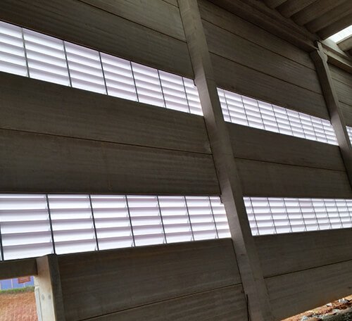 Instalação de Venezianas Industriais em Atibaia 2014